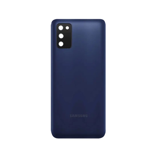 TAMPA TRASEIRA COM LENTE SAMSUNG GALAXY A03S/A037 AZUL